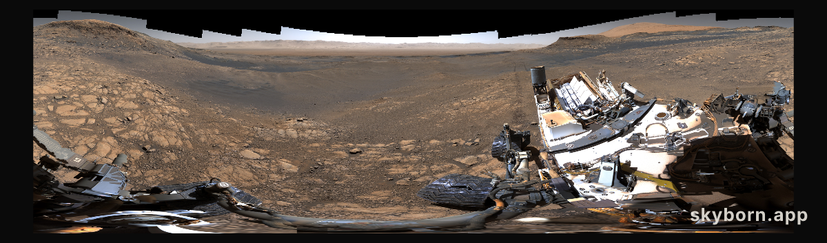 Mars Panorama from Curiosity