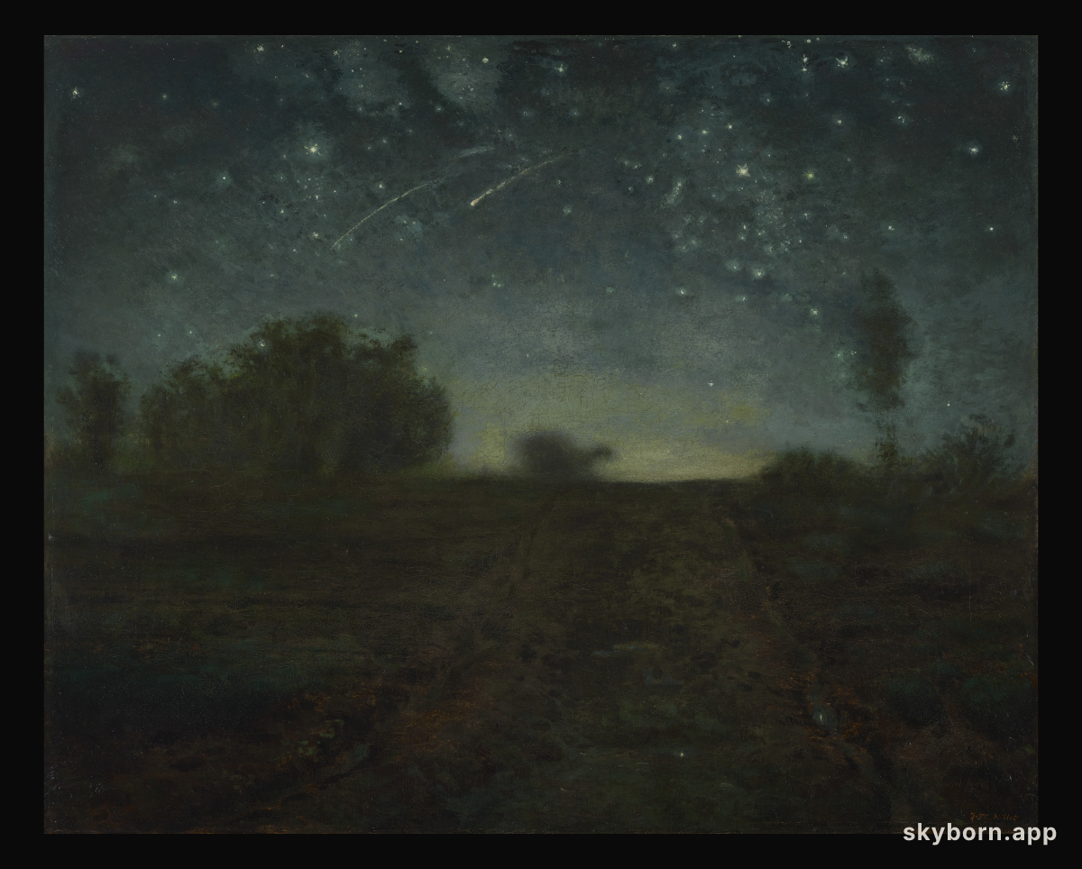 Starry Night by Jean-Francois Millet