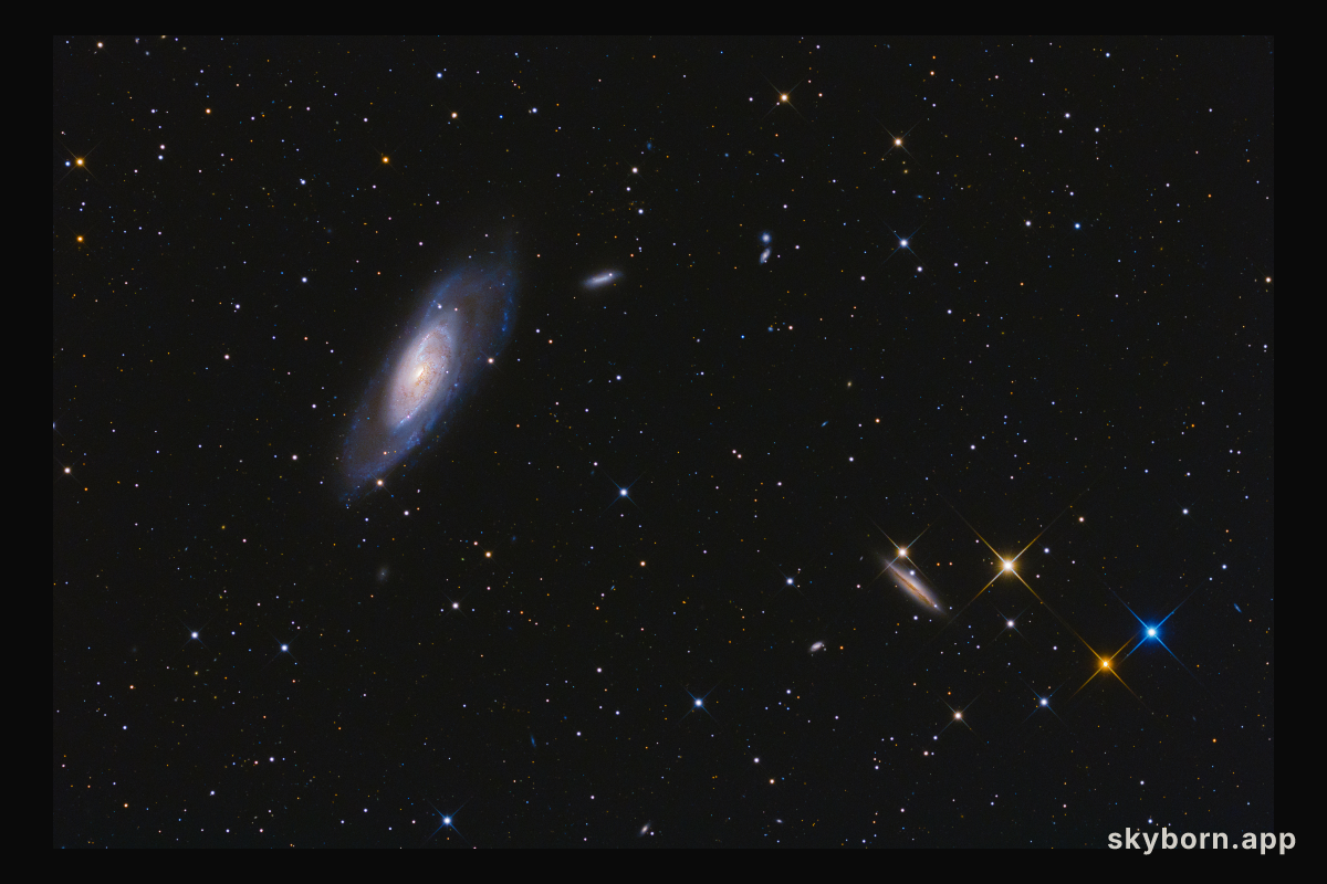A View Toward M106