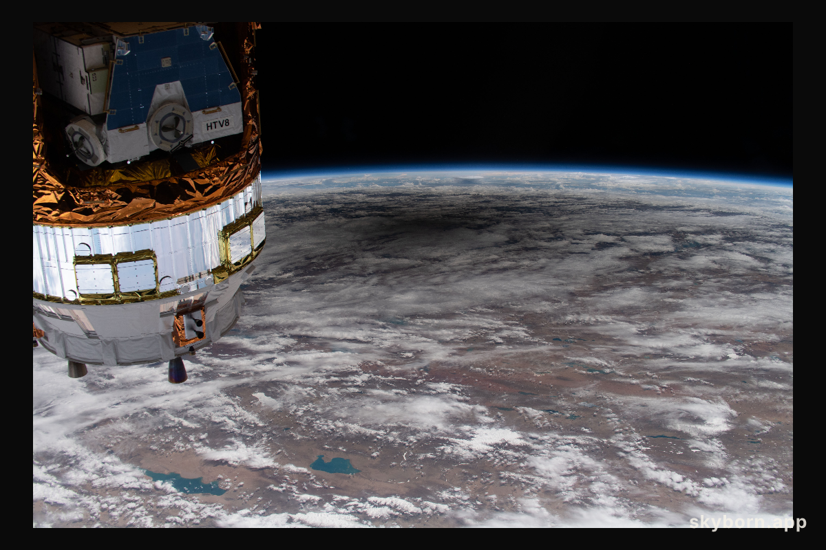 Eclipse under the ISS