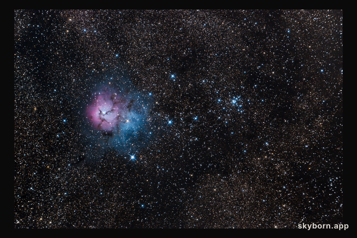 Messier 20 and 21