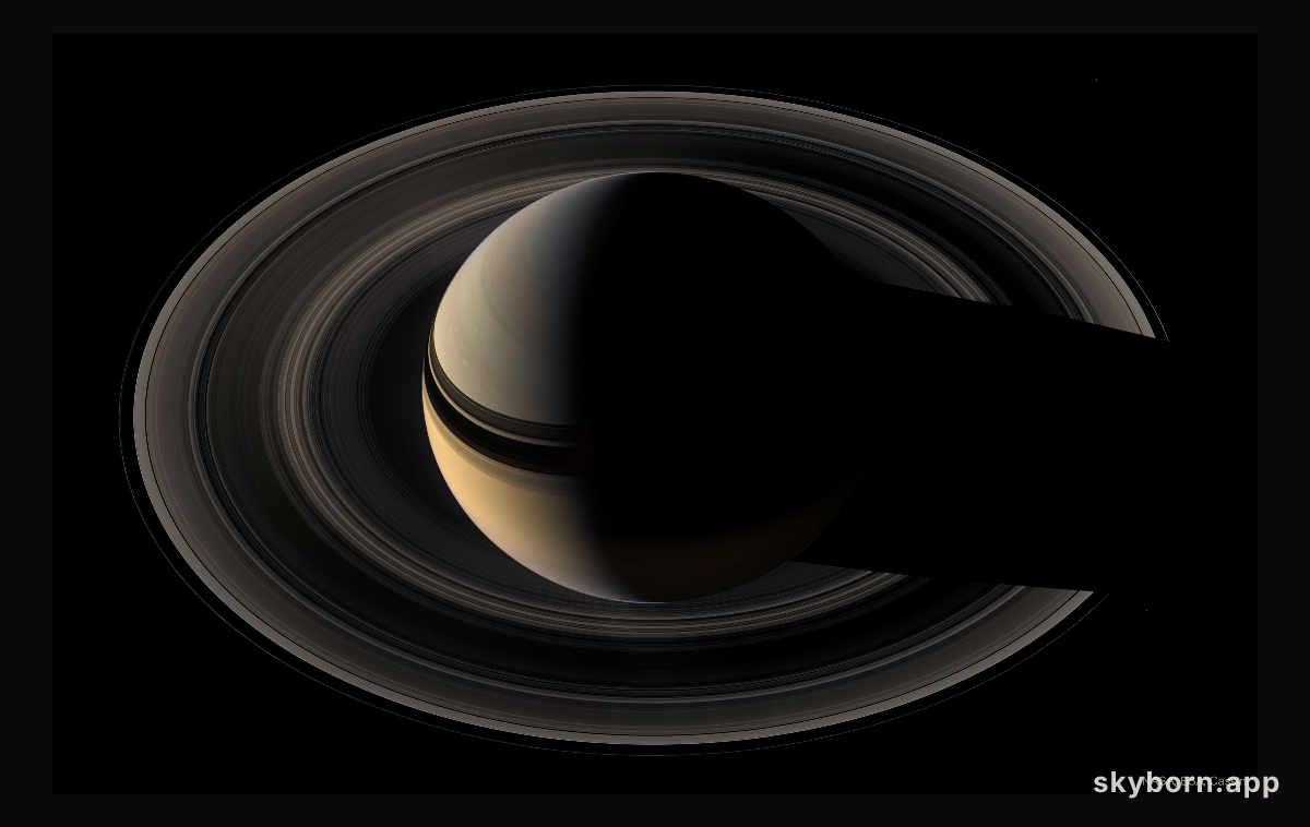 Crescent Saturn