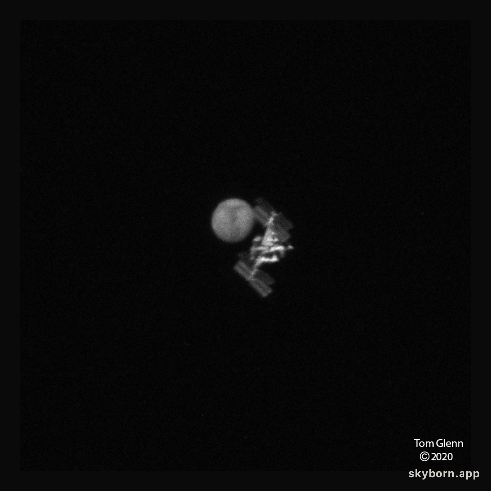 ISS Transits Mars