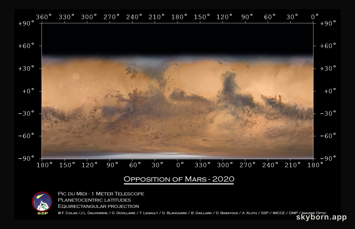 Global Map: Mars at Opposition