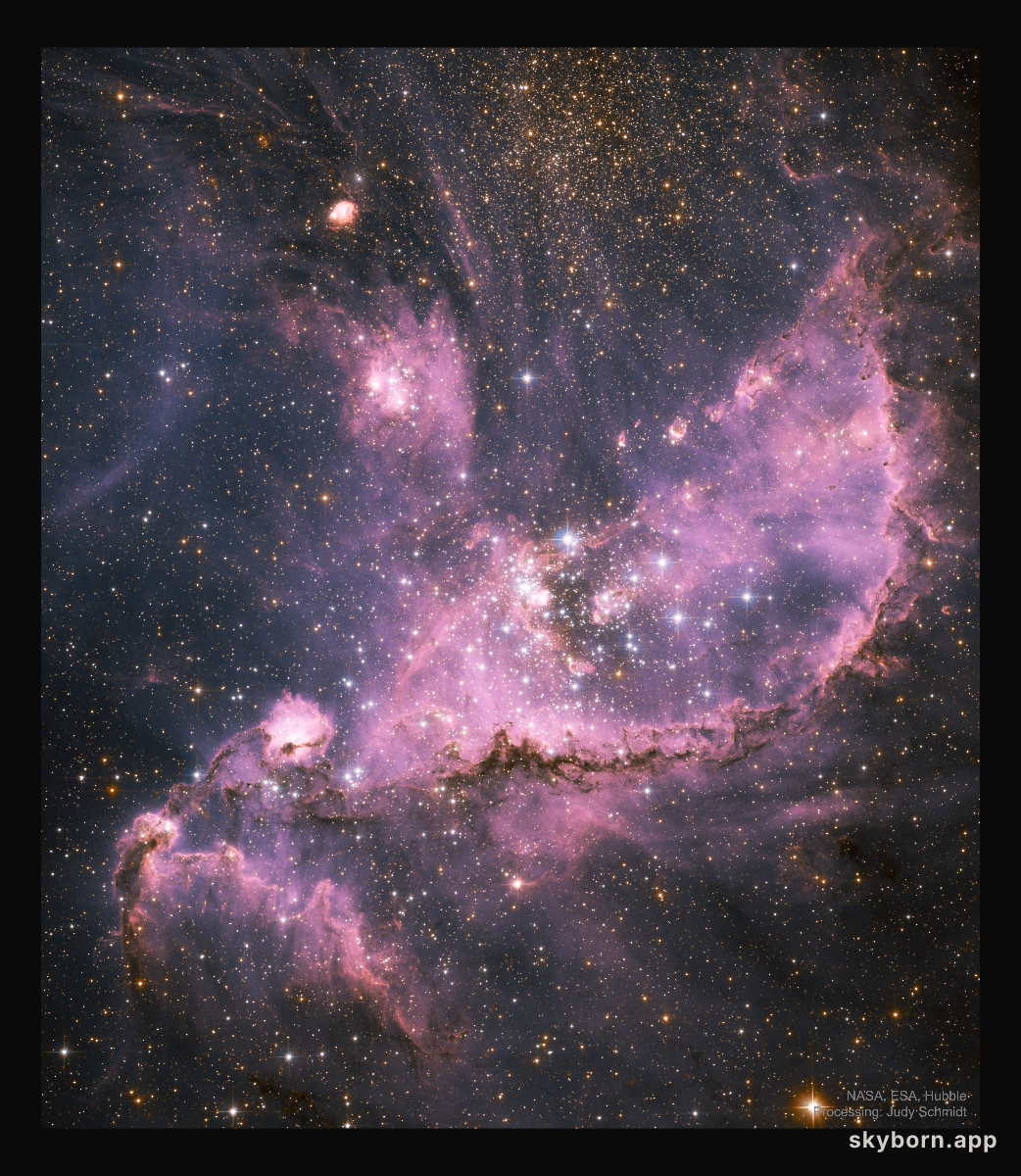 NGC 346: Star Forming Cluster in the SMC