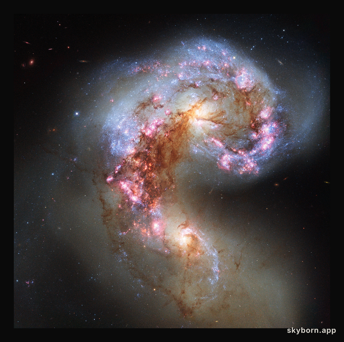 The Antennae Galaxies in Collision