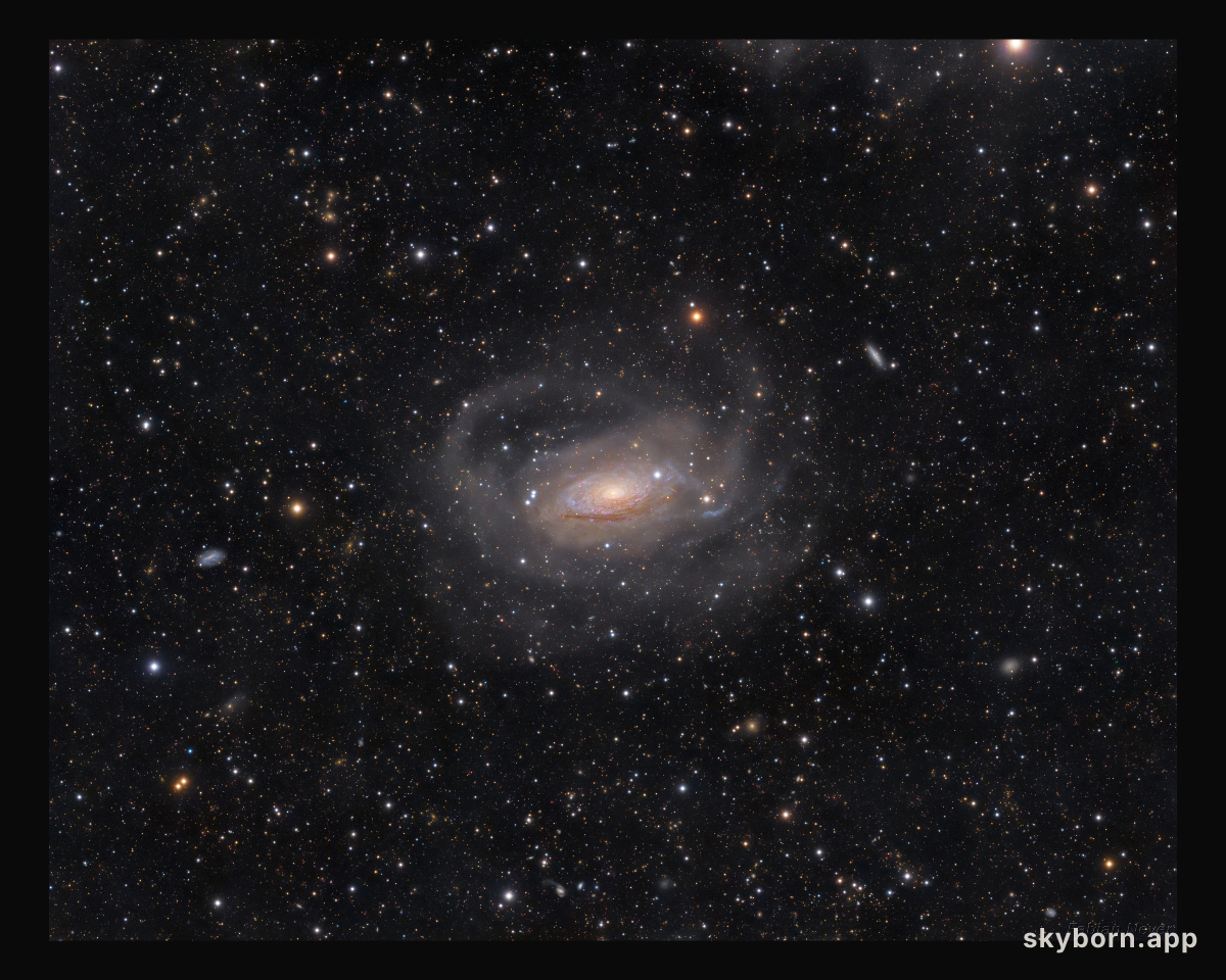 Curly Spiral Galaxy M63