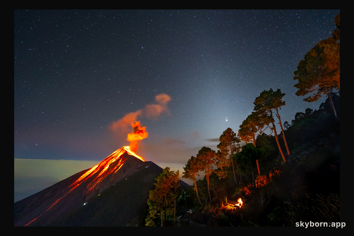 A Volcanic Great Conjunction