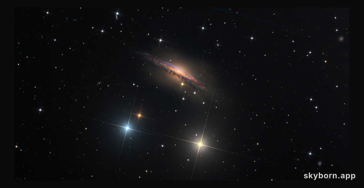 Portrait of NGC 1055