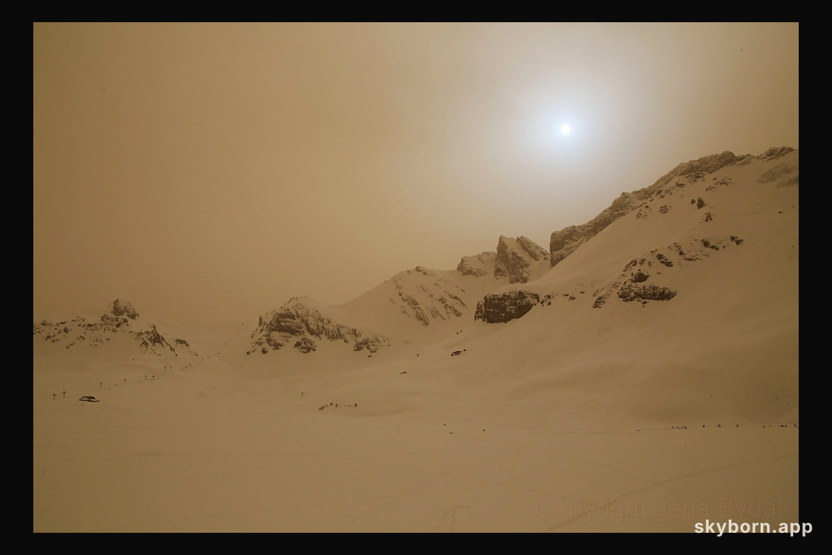 Swiss Alps, Martian Sky