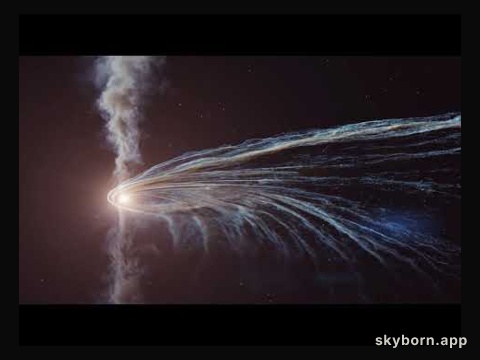 Animation: Black Hole Destroys Star