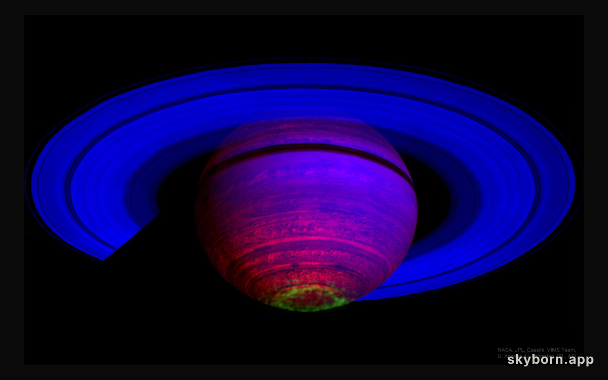 The Dancing Auroras of Saturn