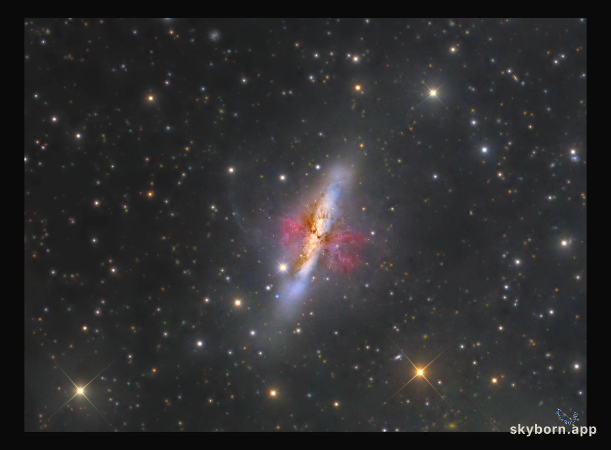 M82: Starburst Galaxy with a Superwind