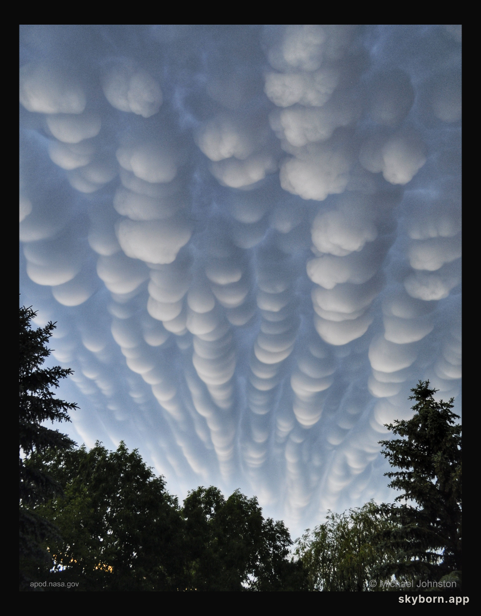 Mammatus Clouds over Saskatchewan