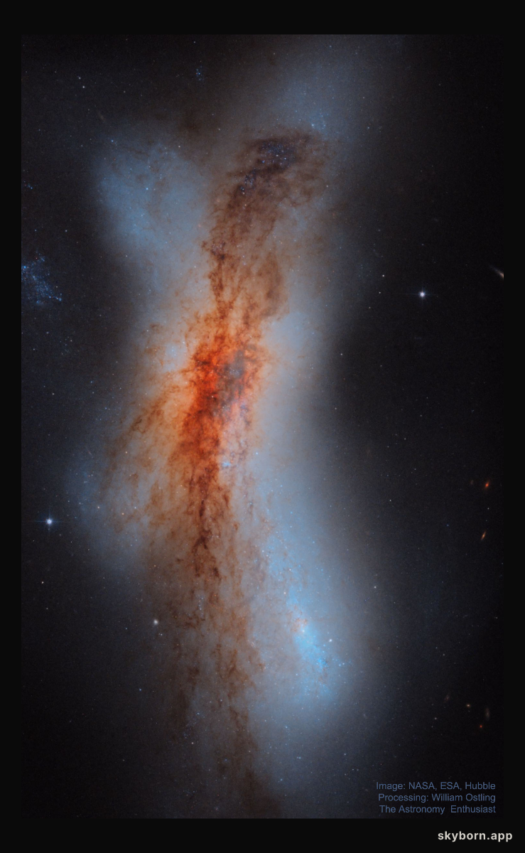 NGC 520: Colliding Galaxies from Hubble