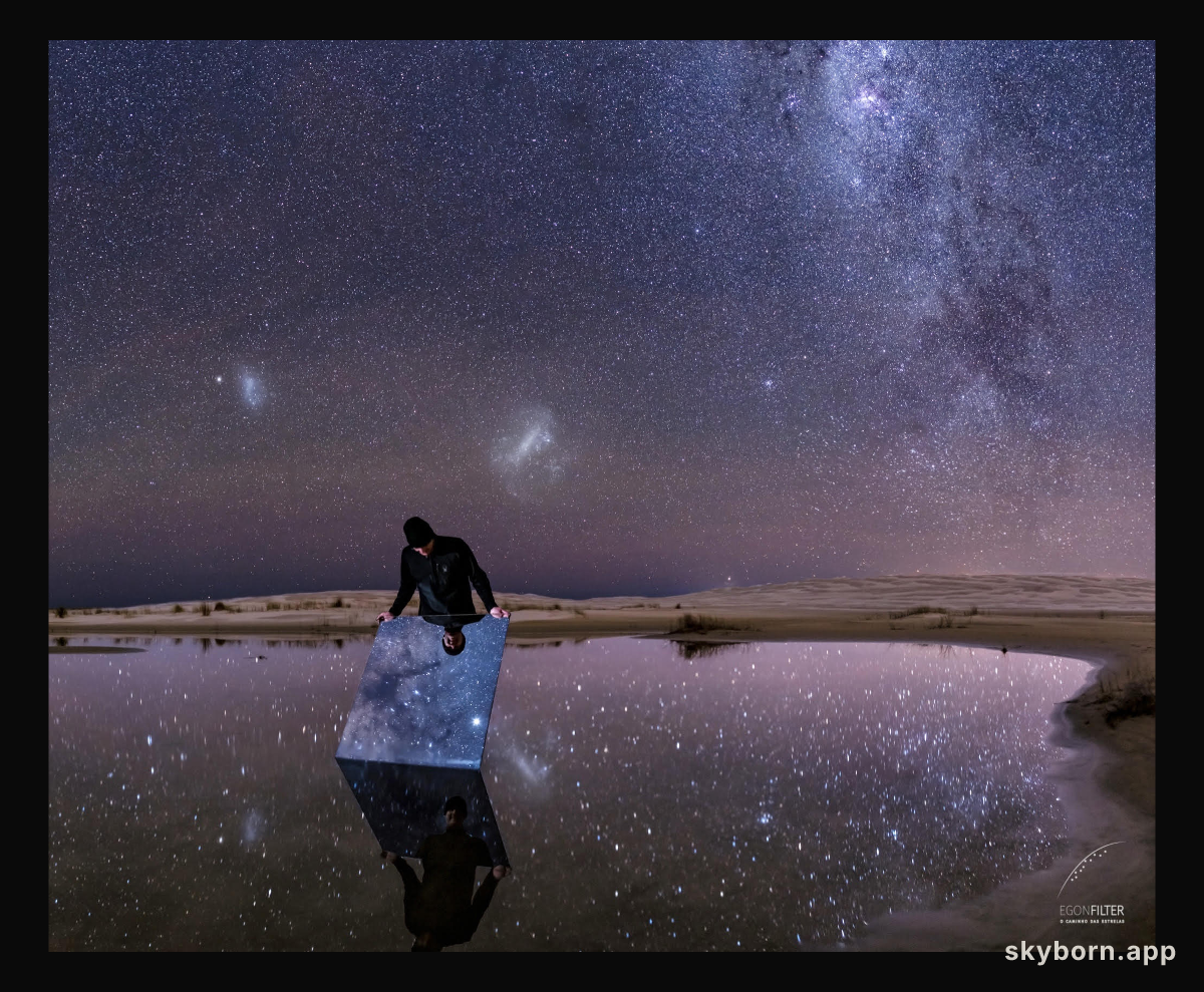 Night Sky Reflected