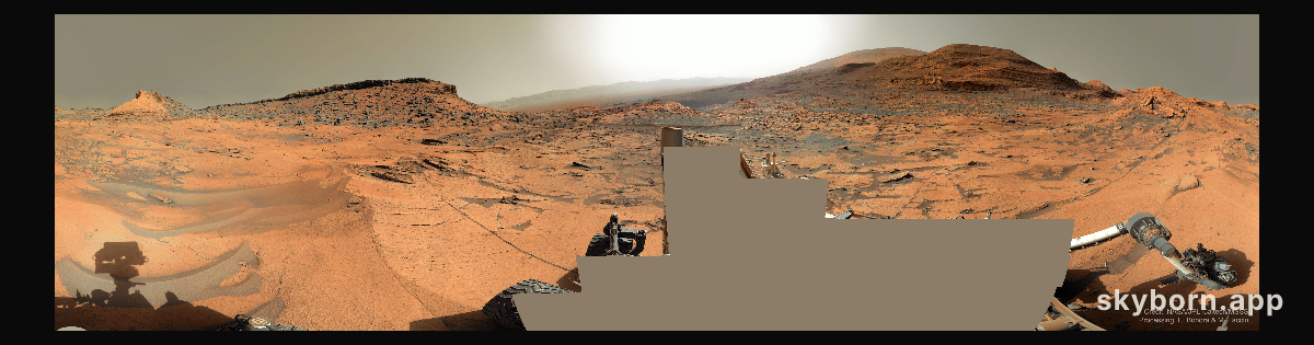 Mars Panorama 360 from Curiosity