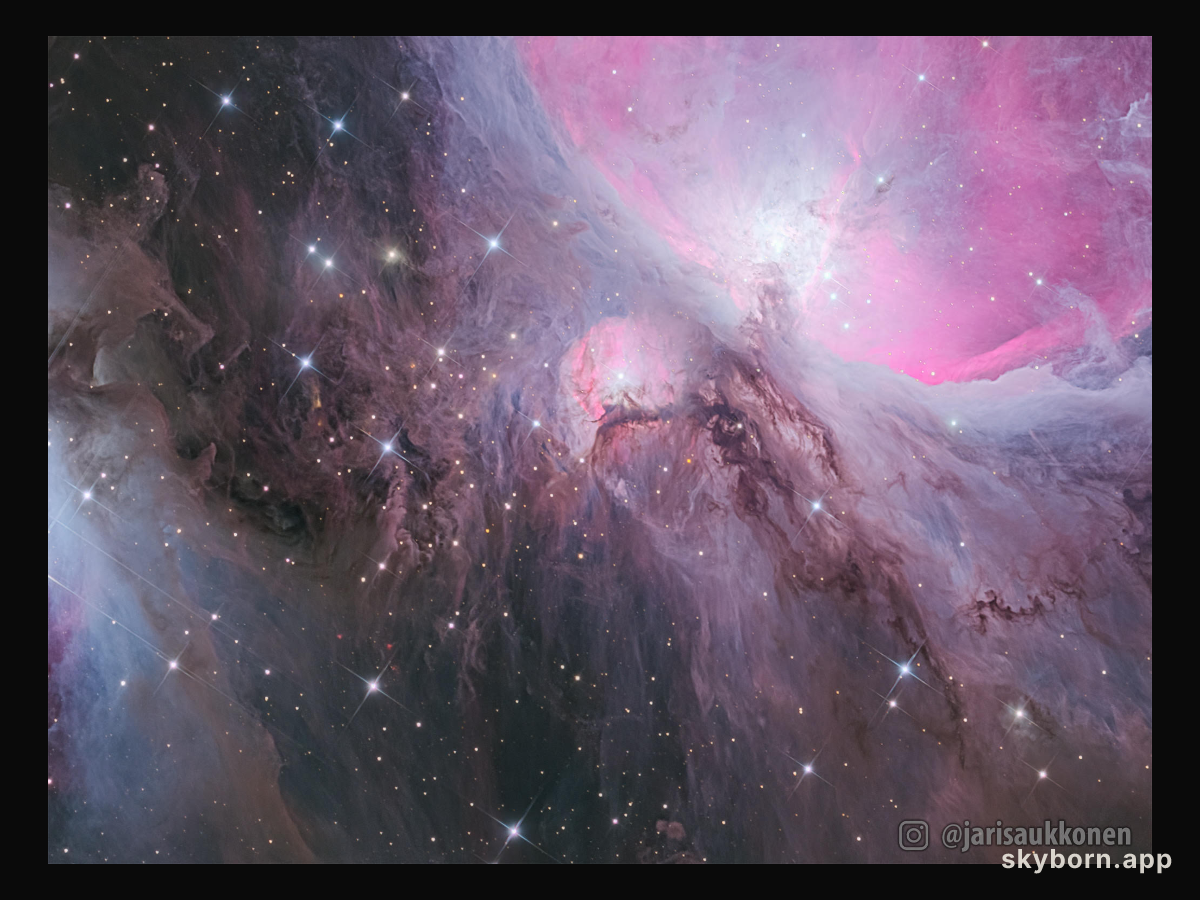 M43: Streams of Orion