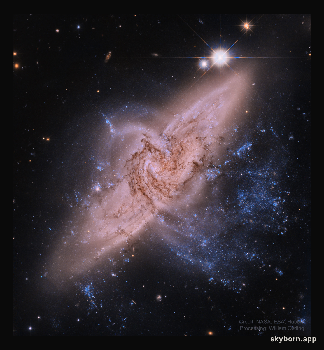 NGC 3314: When Galaxies Overlap