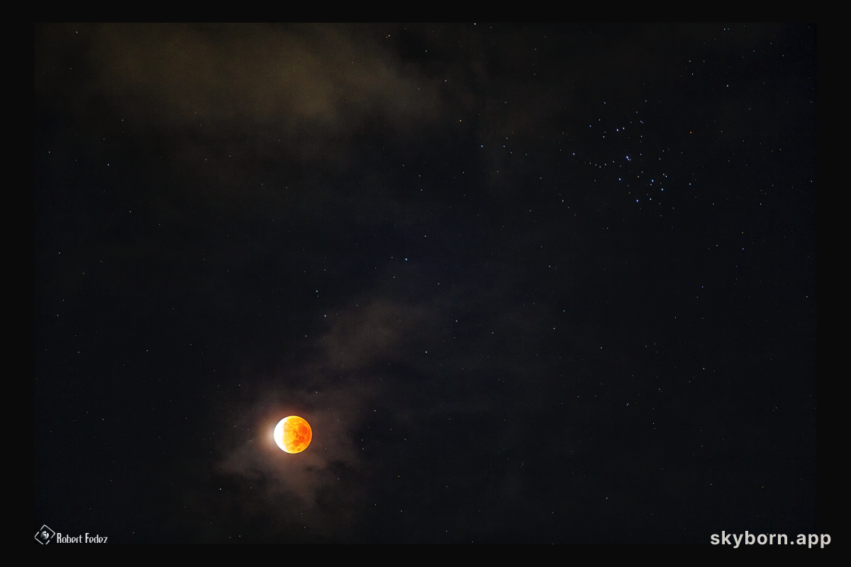 An Almost Total Lunar Eclipse