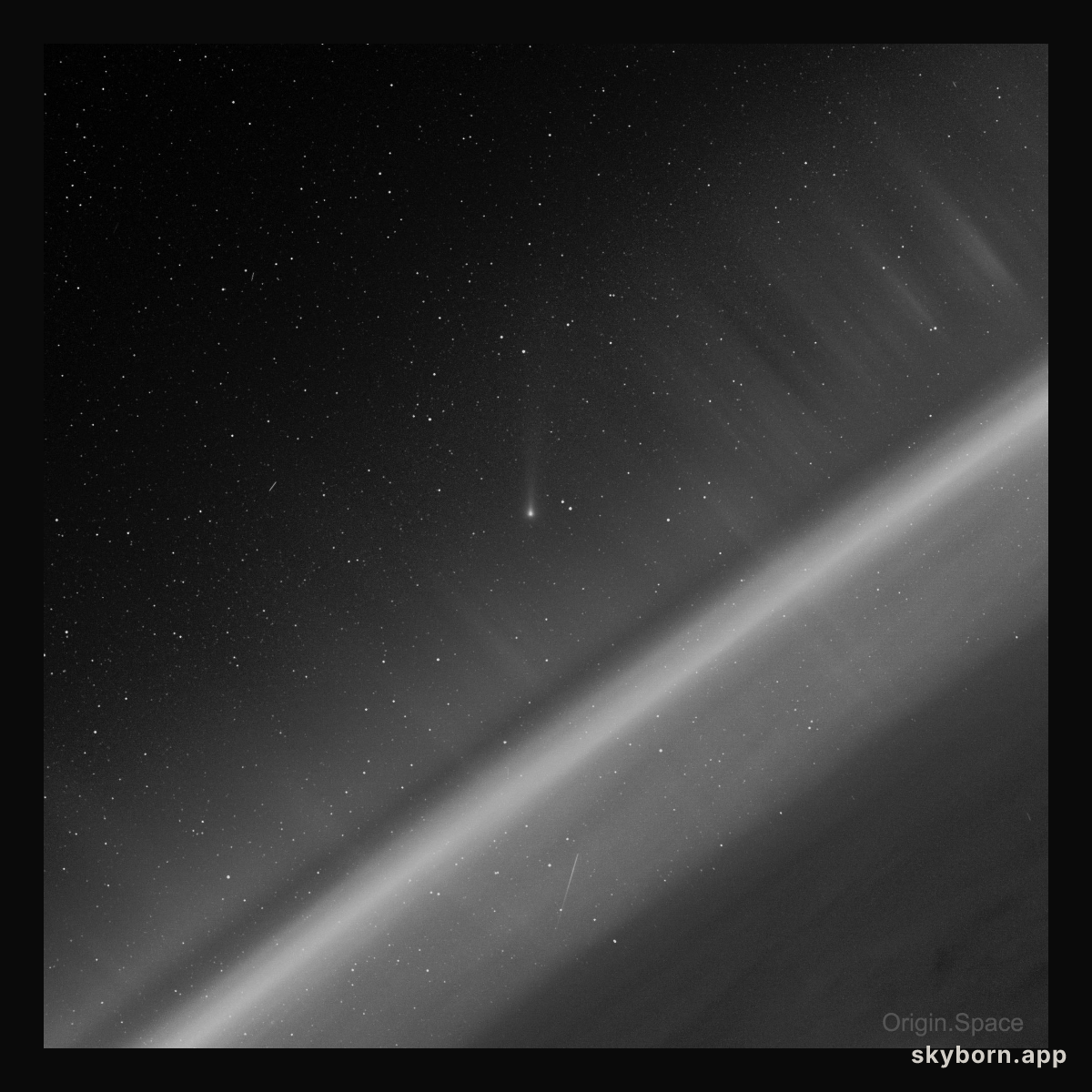 Comet Leonard from Space