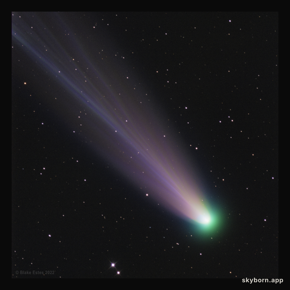Comet Leonard Closeup from Australia