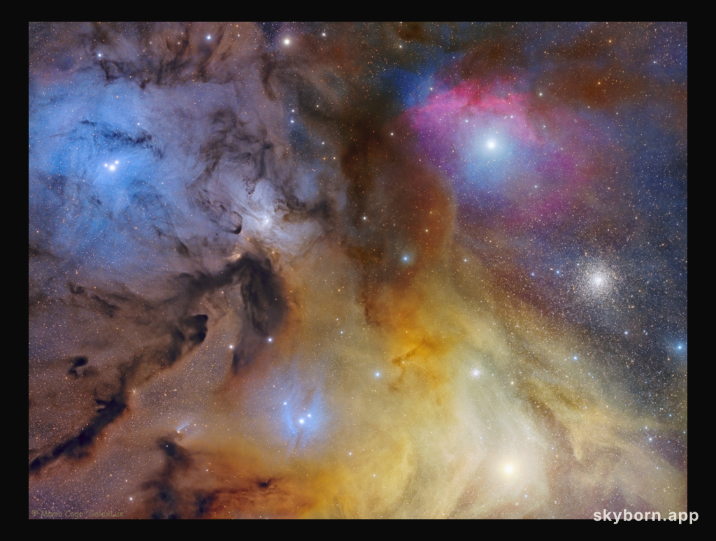 Stars, Dust, and Gas Near Antares