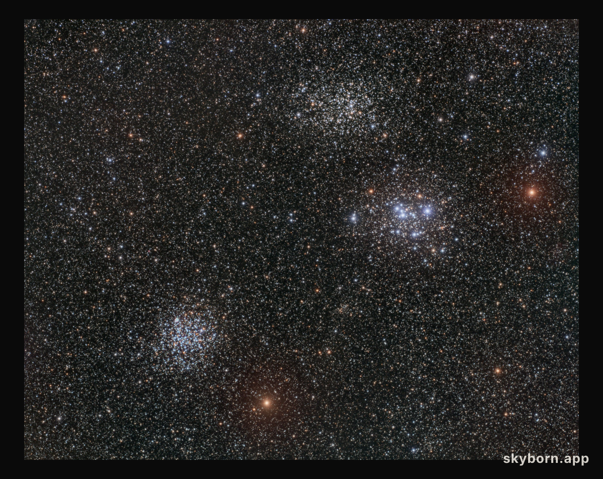 Three Clusters in Puppis