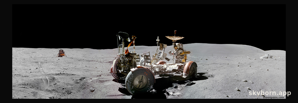 Apollo 16 Moon Panorama