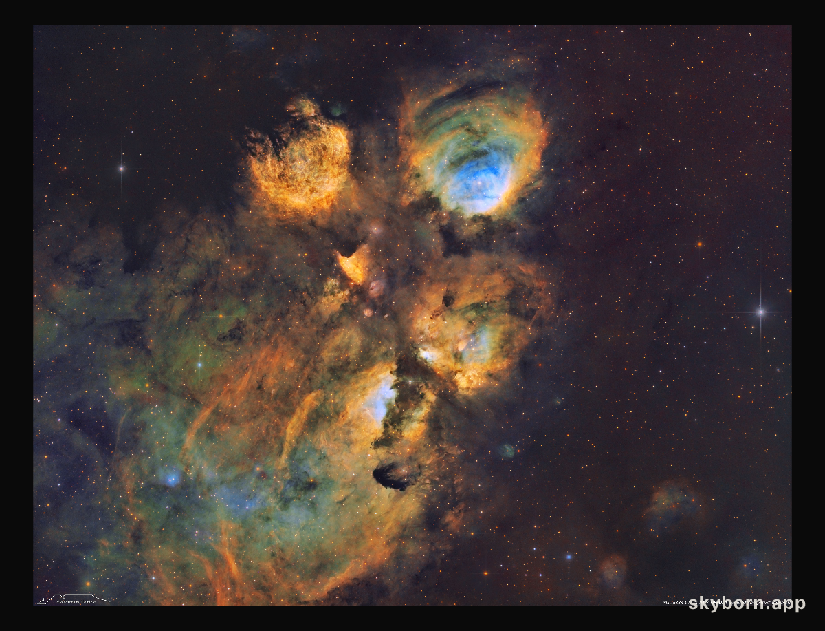 NGC 6334: The Cat's Paw Nebula