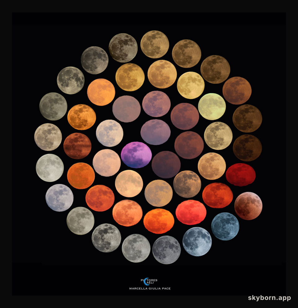 Colors of the Moon