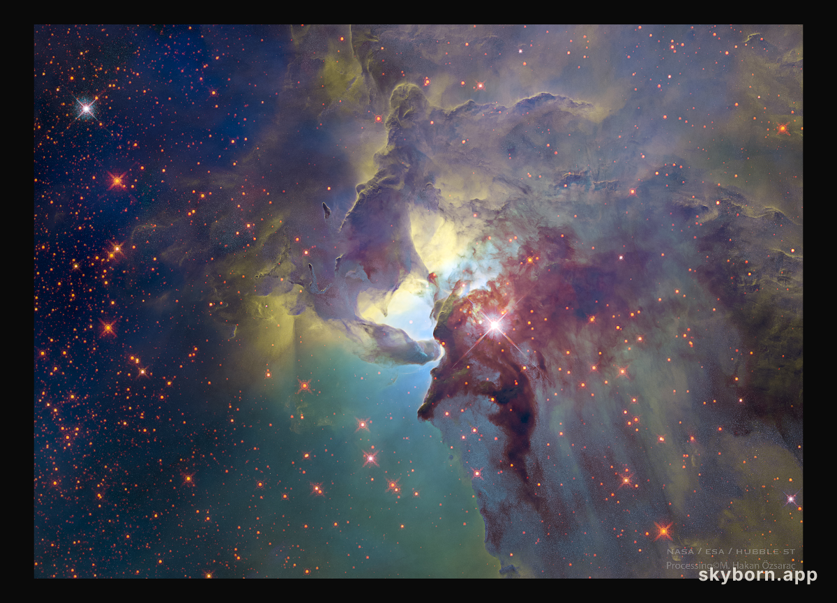 The Lively Center of the Lagoon Nebula