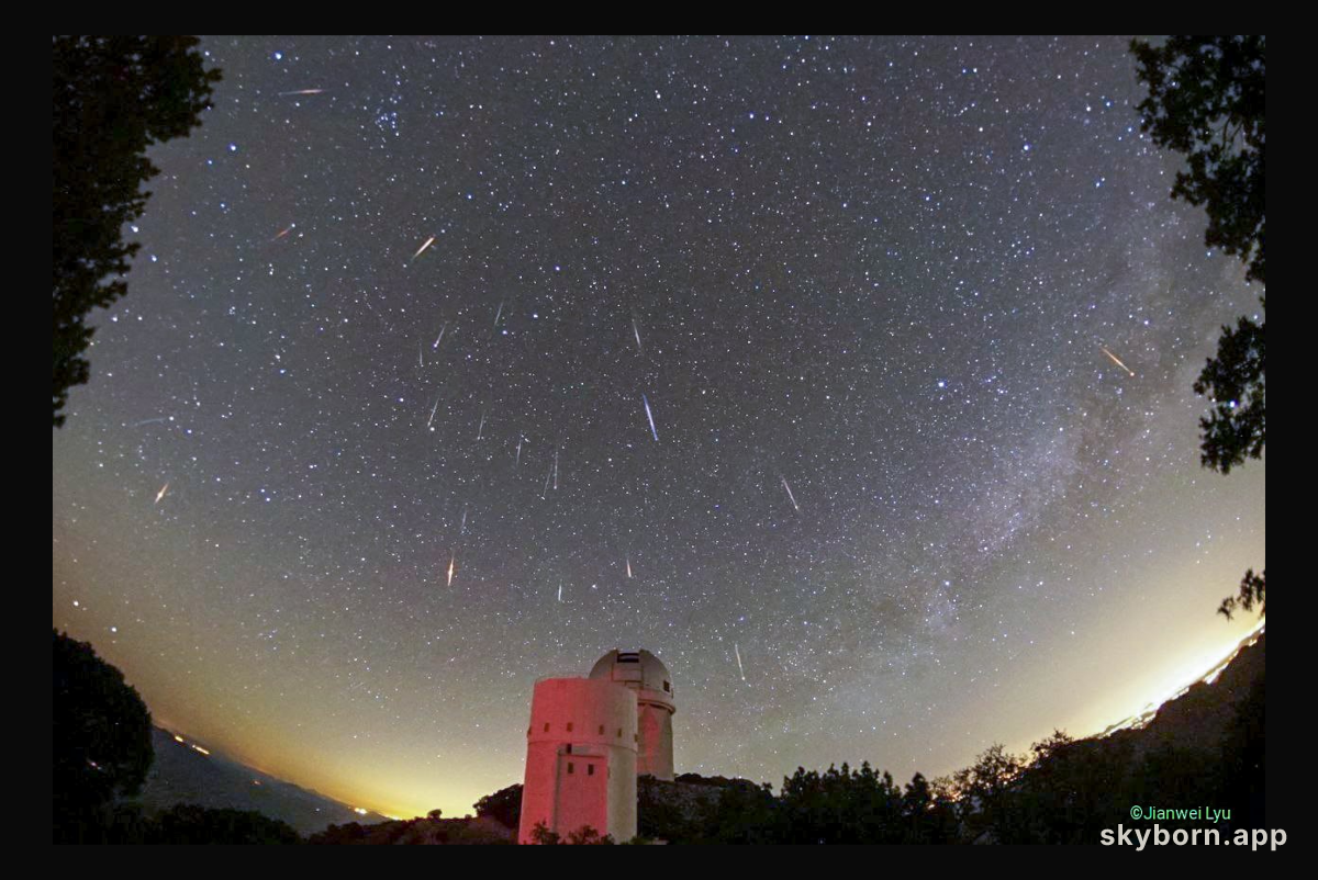 Tau Herculid Meteors over Kitt Peak Telescopes