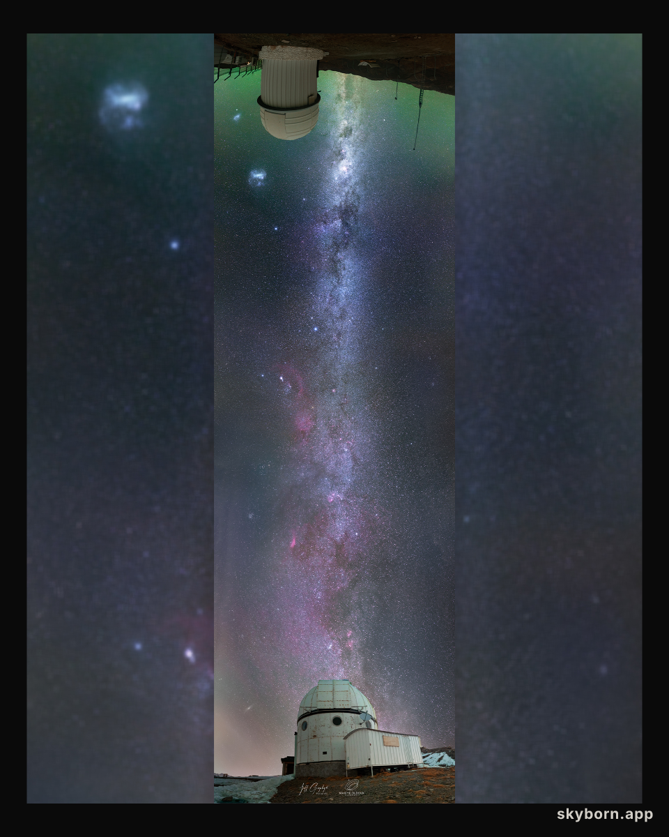 A 10,000 Kilometer Galactic Bridge