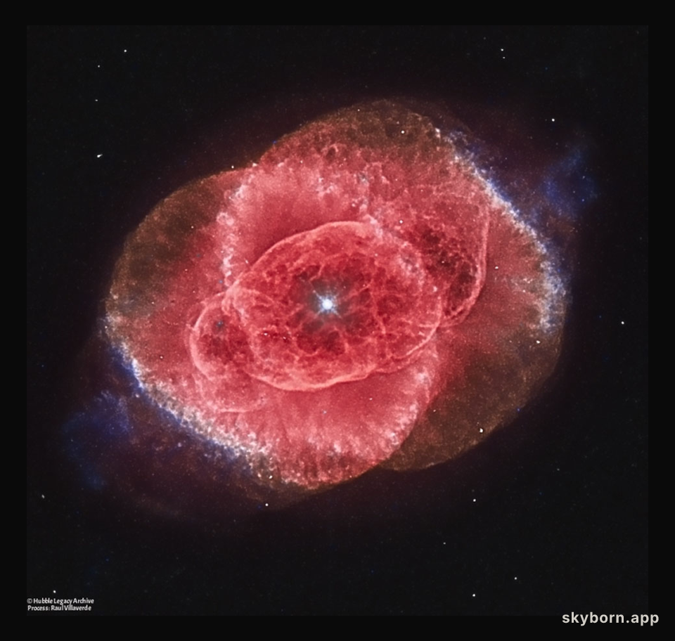 In the Center of the Cat's Eye Nebula