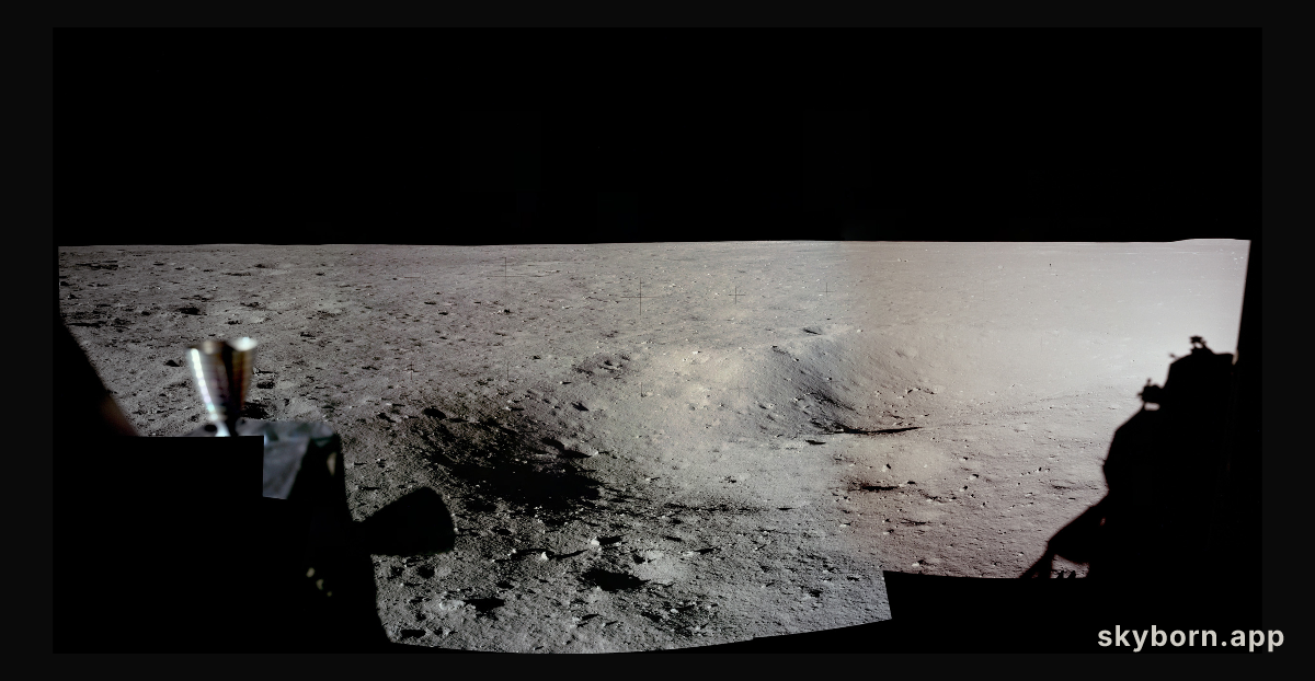 Apollo 11 Landing Panorama