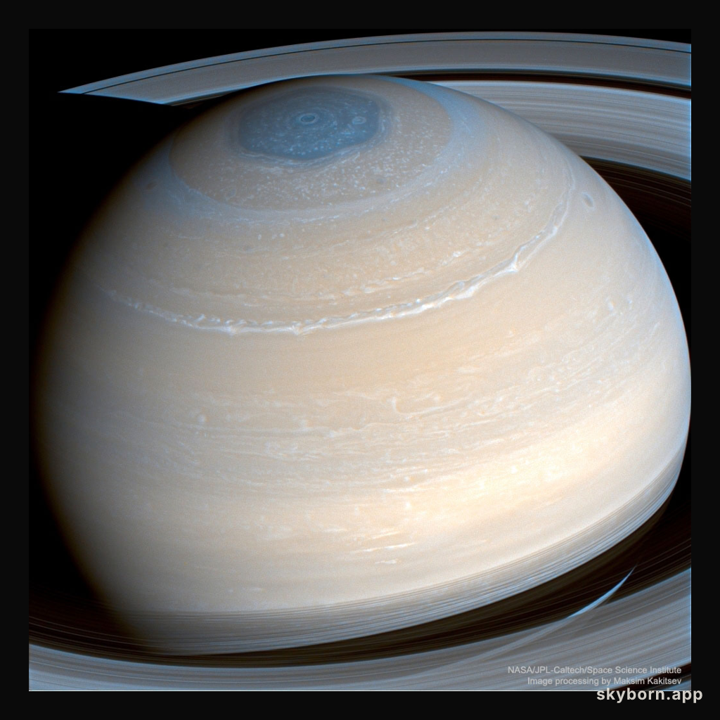 Saturn in Infrared from Cassini