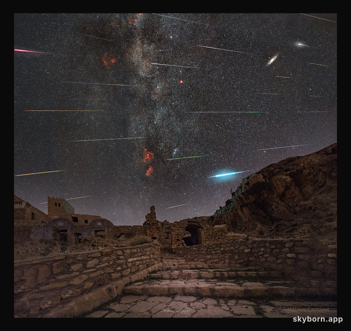A Meteor Wind over Tunisia