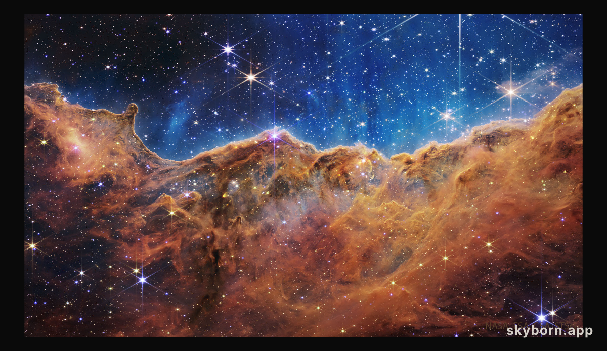 Carina Cliffs from the Webb Space Telescope
