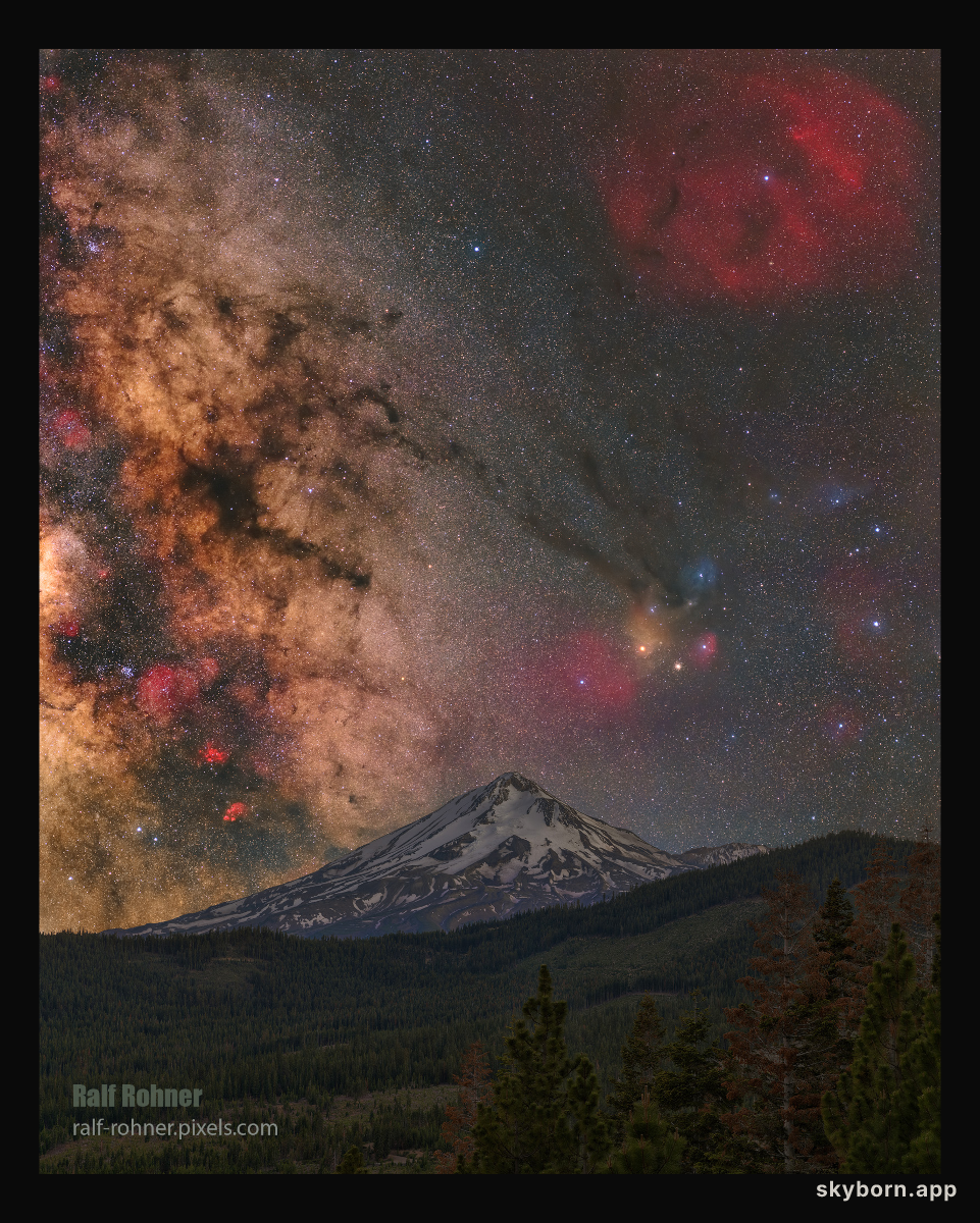 A Furious Sky over Mount Shasta