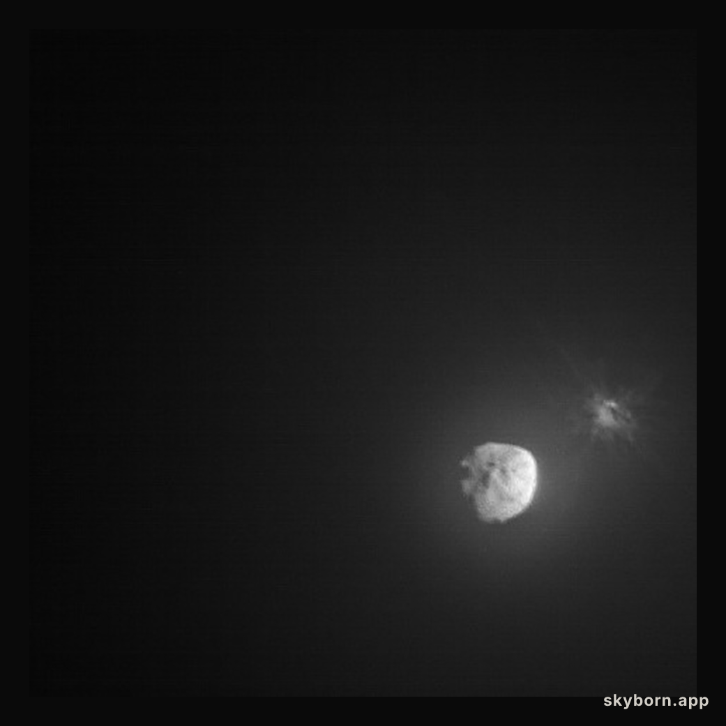DART Asteroid Impact from Space
