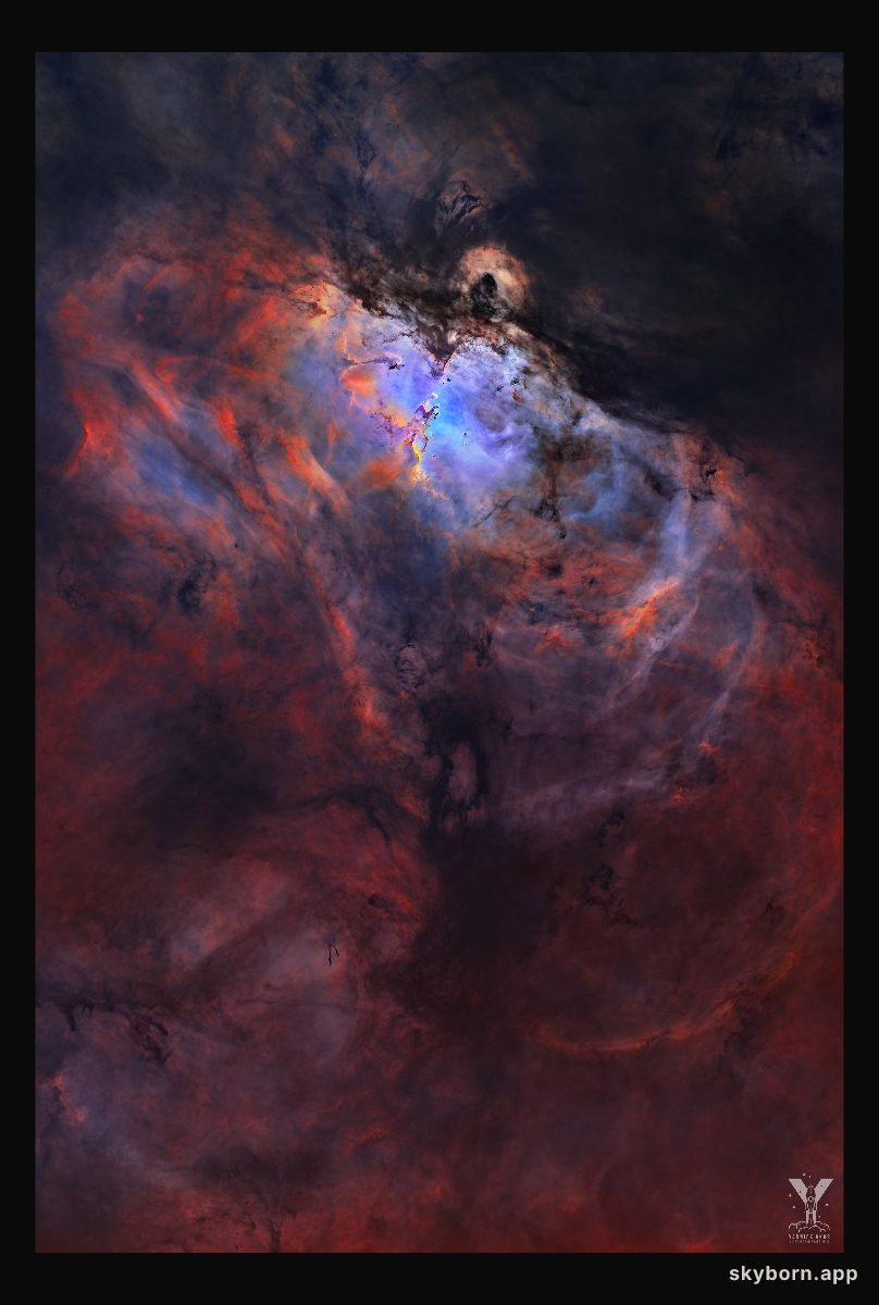 Star-Forming Eagle Nebula without Stars