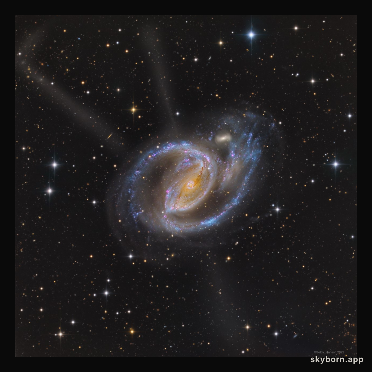 In the Arms of NGC 1097