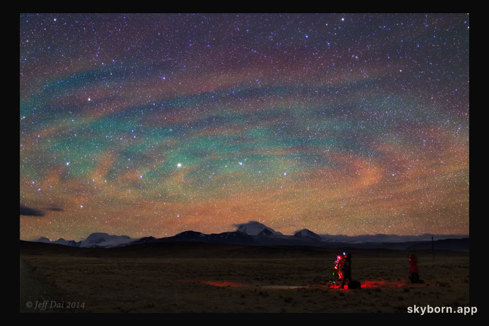Airglow Ripples over Tibet