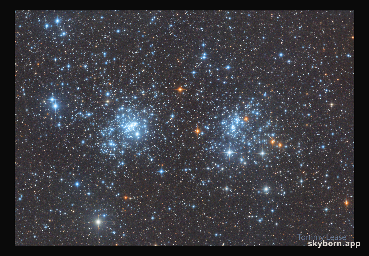 A Double Star Cluster in Perseus