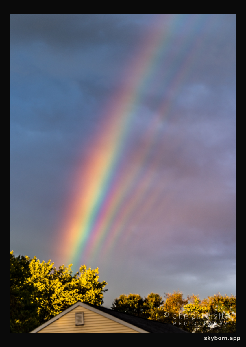 Supernumerary Rainbows over New Jersey