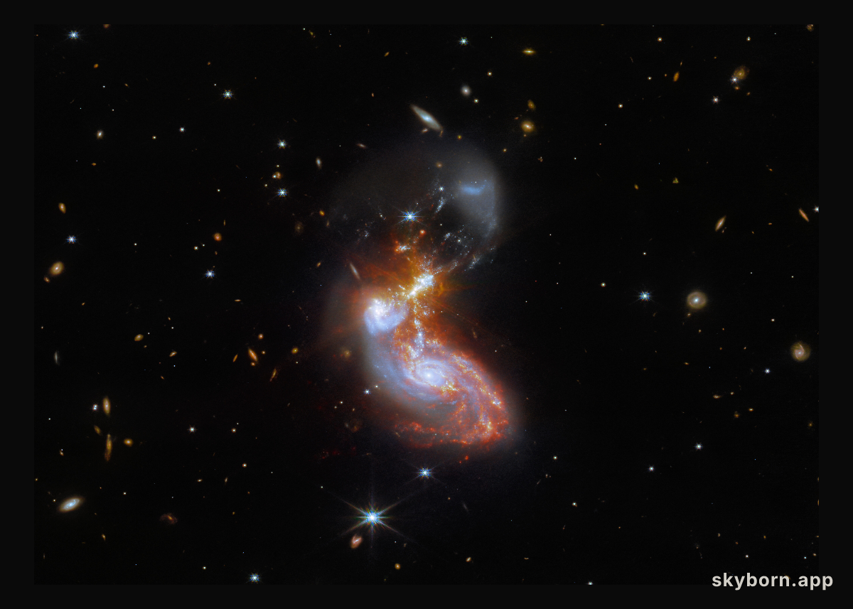 Merging Galaxy Pair IIZw096