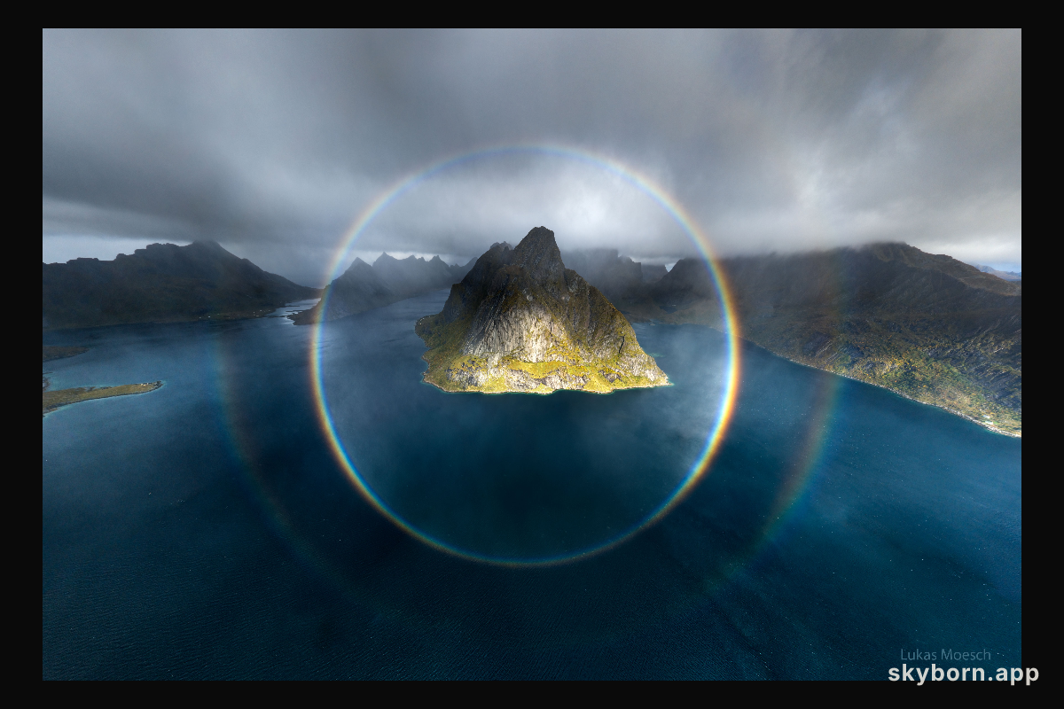 A Full Circle Rainbow over Norway
