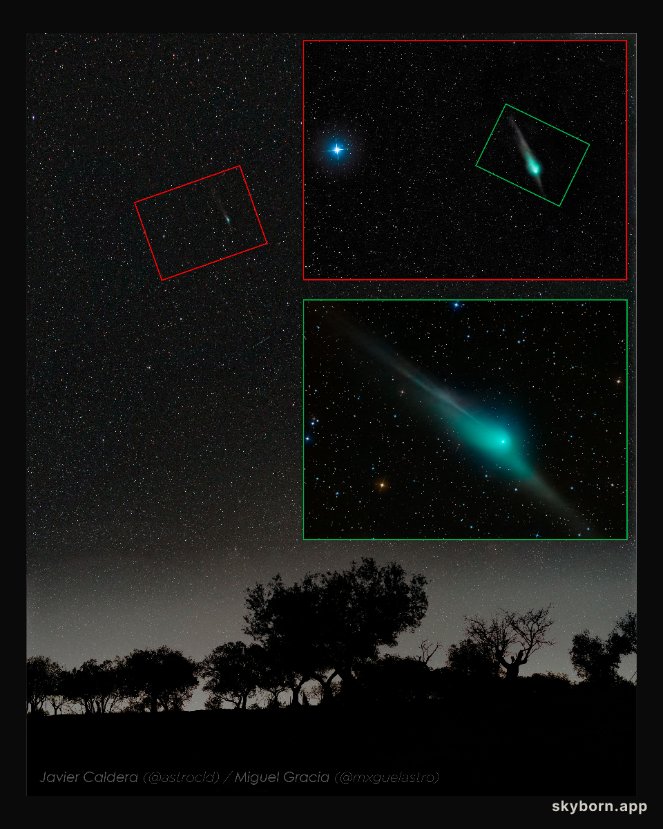 A Triple View of Comet ZTF