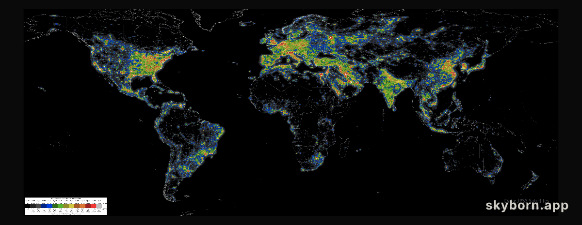 Artificial Night Sky Brightness